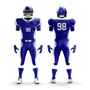 Uniformes de Fútbol Americano Personalizables para Hombre, Tallas Grandes, Sublimados, Transpirables, Antibacterianos y de Secado Rápido - Product Image 1