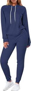Women's Two-Piece Reversible <b>Athletic</b> Tracksuit Set High-Stretch 100% Cotton Hip-Hop Activewear Eco-Friendly Fleece Lining for - Product Image 5