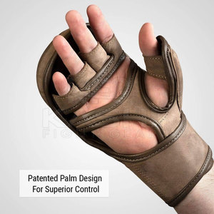 Premium Quality MMA Boxing <b>Gloves</b> <b>Moisture</b> Wicking Breathable Fabric Adjustable Wrist Strap Unisex Design for Exercise Strength - Product Image 5