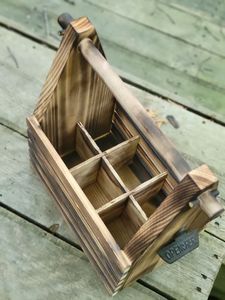 Porta Botellas de Cerveza de Madera Ecológico, Decorado con Láser, para Navidad y Año Nuevo, para Eventos Deportivos y Regalos - Product Image 3