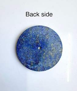 Esfera de Reloj de Lapislázuli Natural con Pirita, 28.5mm, Piedra Redonda Plana, Fabricante OEM Personalizado - Product Image 5