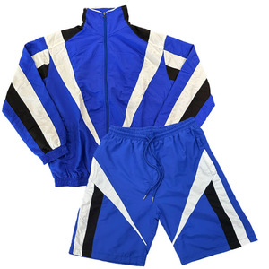 Custom Royal 2pcs Windbreaker Shorts <b>Jacket</b> Drawstring Shorts Set Plus Size Front 2026 <b>Lightweight</b> Waterproof Breathable Unisex - Product Image 5