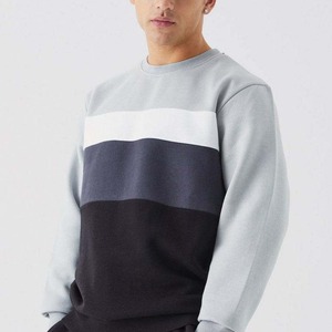 High Quality Printing logo Men's Sweat Suit Crew Neck 100% Cotton Sweatshirt Jogger Set <b>Tracksuits</b> for Men - Product Image 6