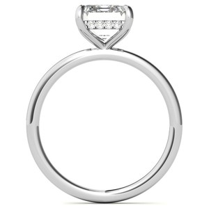 Anillo de Compromiso de Moissanita con Corte Esmeralda, Plata de Ley 925, Chapado en Oro Blanco, Elegante y Lujoso, para Boda, Aniversario, Fiesta - Product Image 4