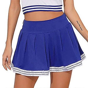 Uniforme de cheerleading personnalisé pour femmes, ensemble deux pièces, polyester de qualité supérieure, logo sur le devant, fabricant OEM, étiquette privée - Product Image 6