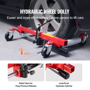 Heavy Duty Auto <b>Repair</b> Tool-Wheel Dolly with Max Capacity 1500 Lbs 360 Degrees Rotatable Wheels <b>Car</b> Jack Dolly Lifter - Product Image 2