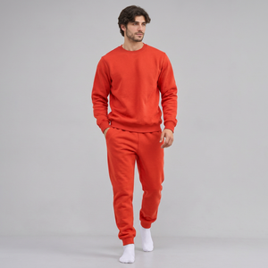 Conjunto Deportivo Oversize para Hombre, Sudadera Holgada y Pantalones Anchos para un Estilo Urbano Casual Contemporáneo - Product Image 4