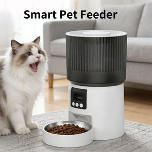Distributore Automatico di Cibo per Animali Domestici XL Intelligente e Portatile, Alimentazione Temporizzata e Quantitativa con Controllo Remoto per la Massima Tranquillità - Product Image 1