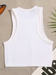สปอร์ตบราแบบไร้ตะเข็บสำหรับผู้หญิง คอกลม รองรับทรงได้ดี |   เสื้อกล้ามออกกำลังกายแบบยาว ระบายอากาศได้ดี เป็นมิตรกับสิ่งแวดล้อม |   โพลีเอไมด์ ฟรอนท์ - Product Image 4