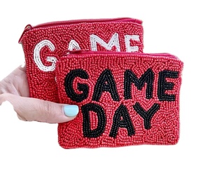 Pochette à monnaie NASH VILLE perlée de luxe à la mode pour les femmes Mini sac à fermeture éclair brodé à la main pour la couture Design élégant multicolore - Product Image 5