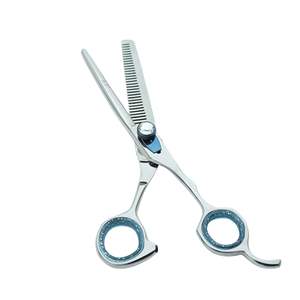 Ciseaux à effiler UBI pour barbier, pour droitiers, 6,5 pouces, acier inoxydable 4Cr13, 32 dents, manche long, ciseaux de coiffure pour salon - Product Image 2
