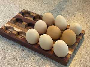 Porta Huevos de Madera Farmahouse, Decoración de Pascua, Bandeja Rústica para Huevos, Soporte de Madera para Huevos, Producto al por Mayor - Product Image 2