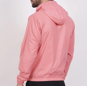 OEM Custom <b>Men</b>’s <b>Lightweight</b> Best Quality Hooded Windbreaker <b>Jacket</b> – Waterproof, Breathable, Zip-Up, Eco Friendly, <b>Lightweight</b> - Product Image 2