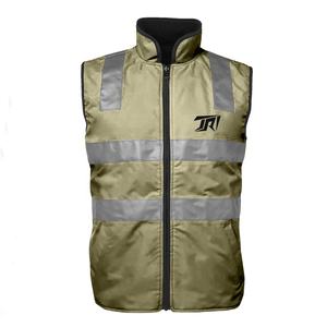 Chalecos de Seguridad de Forro Polar Duraderos e Impermeables ANSI Clase 2 para Trabajadores Industriales y de la Construcción con Opciones de Logotipo y Diseño Personalizados - Product Image 3