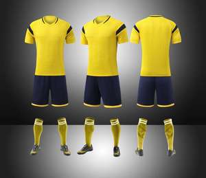 Wholesale Team Soccer Jersey Top Quality Breathable Polyester Soccer Uniforms <b>Personalised</b> Football Kits Printed Soccer Shorts - Product Image 4
