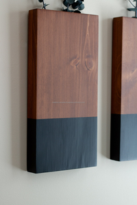 Jarrón de Pared Rectangular de Madera Pulida Hecho a Mano, Duradero, Religioso, para Flores y Decoración Moderna del Hogar - Product Image 3