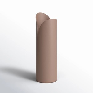 Vase en céramique mate à rayures verticales, décoration de table bohème - Product Image 6