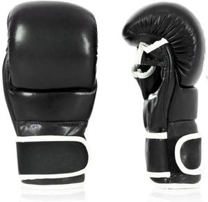 Guantes de MMA de Cuero de Alta Calidad a Precio de Fábrica, Guantes de Entrenamiento de Boxeo, Guantes de Sparring, Guantes de MMA de Material de Cuero PU de la Mejor Calidad - Product Image 3