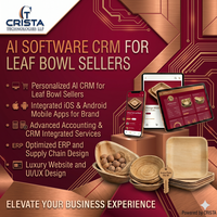 Conception de site web, application mobile e-commerce, logiciel d'IA, CRM pour les vendeurs de Leaf Bowl, plugin WordPress Shopify, modèle de logiciel d'IA