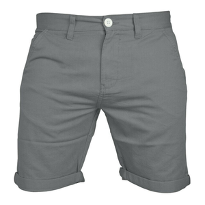 Nuevos Pantalones Cortos Ajustados para Hombre, 100% Algodón Elástico, Casuales, Delgados, con Cierre de Cremallera, para Verano - Product Image 1