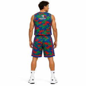Uniforme de basket-ball sur mesure pour hommes, vêtements de sport, design unique et nouveau, uniforme de basket-ball avec numéro personnalisé, en promotion - Product Image 4