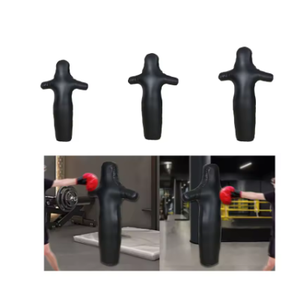 Maniquí de Boxeo de PU Negro, Relleno de Esponja, Equipo de Entrenamiento Duradero para Práctica de Artes Marciales para Adultos - Product Image 6