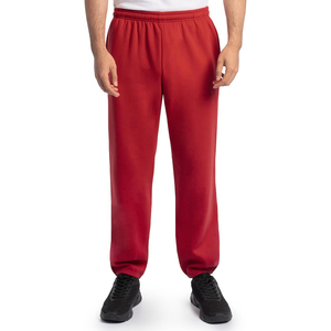 Pantalon de jogging décontracté pour homme en coton gris léger et respirant, avec taille élastique et cordon de serrage, poches latérales, idéal pour l'automne - Product Image 1