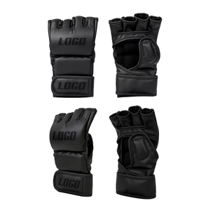 Gants de MMA personnalisés neufs en gros de haute qualité avec fermeture auto-agrippante, respirants, antidérapants, avec support de poignet, équipement de boxe sportif personnalisable - Product Image 2