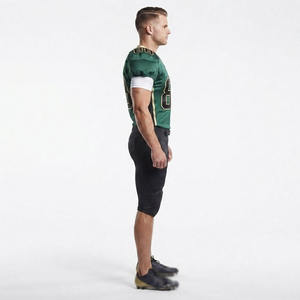 Dernier design d'uniforme de football américain pour adultes, nouveau style, impression sublimée, spandex/polyester, nom d'équipe personnalisé, prix de gros - Product Image 4