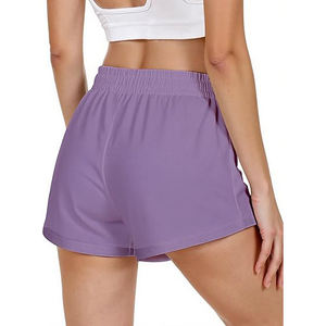 Pantalones Cortos de Forro Polar Casuales, Ecológicos, 100% Algodón, Cintura Media con Cordón, Pantalones Cortos Deportivos Cálidos para Invierno, para Gimnasio y Entrenamiento, 220g - Product Image 4