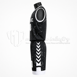 Conjunto de Uniforme de Baloncesto Personalizado, Jersey y Pantalones Cortos Sublimados, Malla Transpirable, Ropa de Equipo, OEM, ODM, Marca Privada, 100% Poliéster, Secado Rápido - Product Image 5