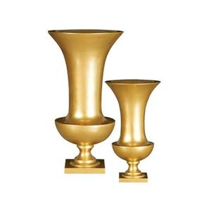 Ensemble de vases de table en laiton au style unique, présentoir floral rond en métal, design durable pour la décoration intérieure, pot à fleurs - Product Image 3
