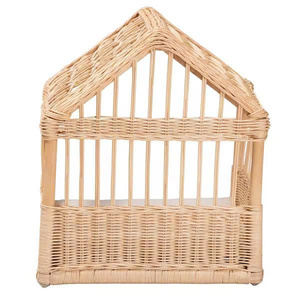 Hot Selling Rattan House Shaped Pet <b>Dog</b> Cat Bed <b>Kennel</b> House Cushion <b>For</b> Home Hotel Resort Bedroom Living Room Floor - Product Image 4