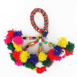 Rare Ethnic Style Tassel Banjara <b>Bracelets</b> Antique Gypsy <b>Bracelets</b> Vintage Women Multicolor <b>Bracelets</b> Woven <b>Beaded</b> <b>Bracelet</b> - Product Image 1