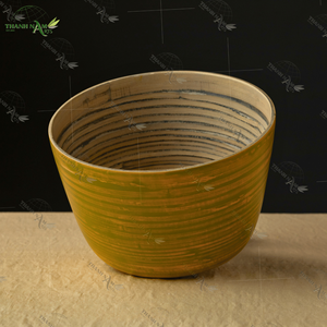 Tazón de Bambú Ecológico Personalizado, Diseño Clásico, Reutilizable para Fiestas, Técnica Desechable, D22xH14cm, 0.01kg - Product Image 2