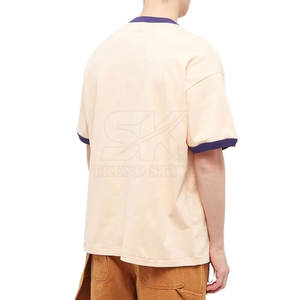 Diseña tu Propio Logotipo, Camisetas Ringer Lisas de Algodón, Camisetas Ringer Lisas de Diseño Personalizado para Streetwear - Product Image 6