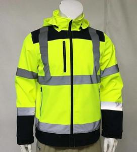 Custom Logo Hi Vis <b>Construction</b> Safety <b>Jacket</b> Winter <b>Work</b> Wear with Polyester and Nylon Direct Factory Supply Reasonable Price - Product Image 5