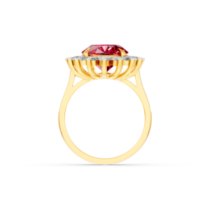 แหวนทองคำแท้ 14K 9K 10K 18K ประดับพลอยแล็บ 6 กะรัต แบบสั่งทำได้ รับรองโดย IGI เครื่องประดับคุณภาพสูง ผลิตตามมาตรฐานจริยธรรม ขั้นต่ำ 3 ชิ้น 10 ชิ้น RJC OEM ODM E201287 - Product Image 3