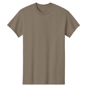 Camisetas Formales de Punto 100% Algodón para Hombre 2026 en Color Marrón Savana con Antipilling, Tallas Personalizables y Opciones de Logotipo/Marca (230g) - Product Image 1