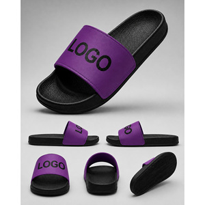 Sandalias Personalizadas con Logotipo Morado |   Sandalias Unisex de EVA Cómodas |   Pantuflas Personalizadas para Playa, Baño, Interiores y Exteriores |   OEM - Product Image 2