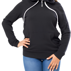 Fabricante de Sudaderas con Media Cremallera, Venta al por Mayor, Personalización a Granel, Marca Privada, Proveedor OEM ODM, Sudaderas de Algodón Oversize para Hombre, Mujer y Unisex - Product Image 5