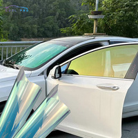 Film de fenêtre caméléon 60% VLT, film solaire pour voiture, nano-céramique, anti-UV, changement de couleur, films protecteurs pour vitres