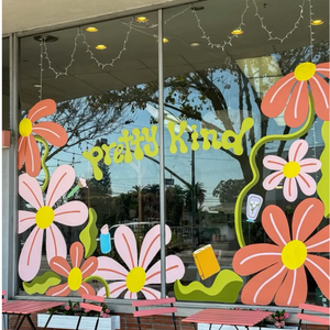 Pegatina Personalizada para Ventana con Cara Sonriente, Calcomanía de Arcoíris de Bienvenida para Vidrio, Decoración Alegre para Puerta de Tienda - Product Image 2