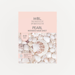 Mascarilla facial coreana de lámina de oro Embiel Pearl Intensive Mask Sheet, 10 unidades - Product Image 3