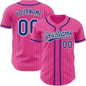 Maillots de baseball personnalisés en gros, maillots d'équipe sublimés, vêtements de sport 100% polyester, unisexe, grandes tailles, en vrac - Product Image 5