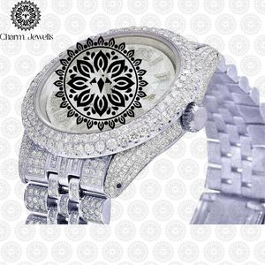 Reloj de Lujo para Hombre Charm Jewells, Acero Inoxidable, Esfera de 40 mm, Cristal, Movimiento Mecánico Analógico, Resistencia al Agua de 10 Bares, Fecha Automática - Product Image 2