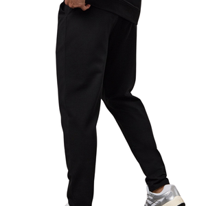 Conjunto Deportivo Informal para Hombre, Sudadera Negra con Cuello Redondo y Pantalones Jogger, Ropa Deportiva para Entrenamiento - Product Image 3
