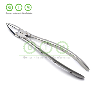 Pinzas Dentales de Acero Inoxidable MELPEX G1012, Herramienta Quirúrgica de Extracción de Precisión, Autoclavable, Acero SS 420, Empuñadura Moleteada, Mandíbula 30 - Product Image 2