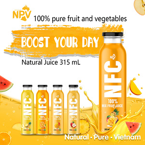 น้ำส้มปรุงแต่งรส NPV ผสมวิตามินซี 6% บริกซ์ 320 มล. เครื่องดื่มพร้อมดื่มบรรจุขวด - Product Image 3