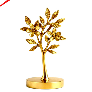 Unique Eco-Friendly Brass <b>Tree</b> Design Handmade Premium Quality Showpiece Gift for Living Room <b>Tabletop</b> - Product Image 1